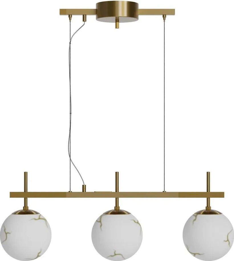 ByRydens 4202540-5000 - Żyrandol na linkach BELLAGIO 3xE27/8W/230V