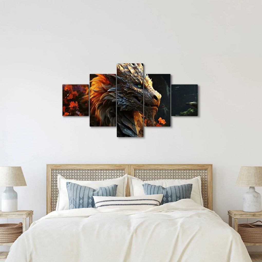 Obraz - Smok (125x70 cm)