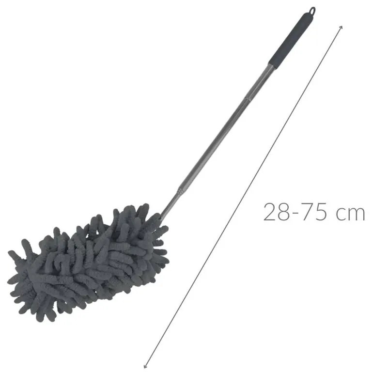 Miotełka do kurzu z teleskopową rączką, 28-75 cm