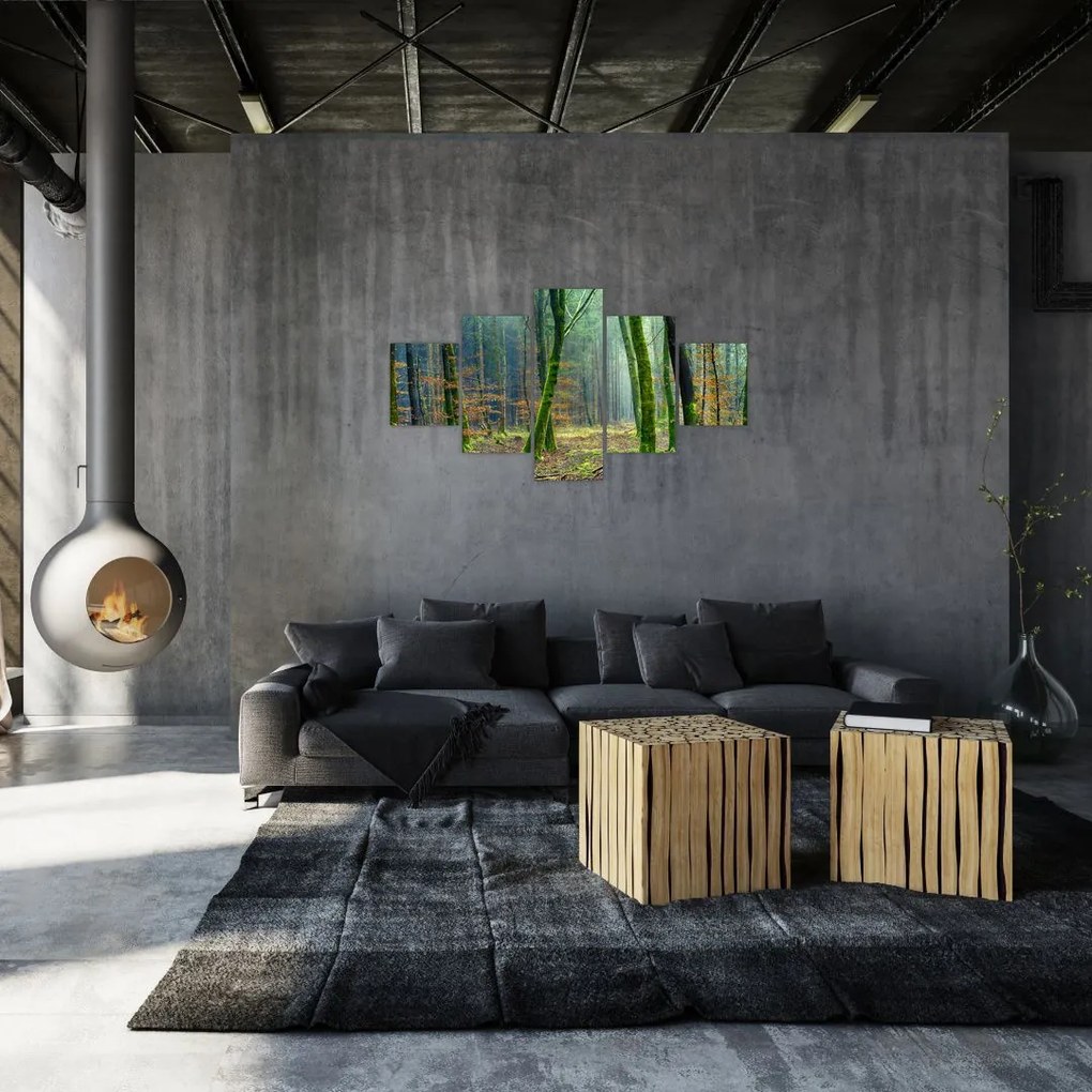 Obraz lasu (125x70 cm)