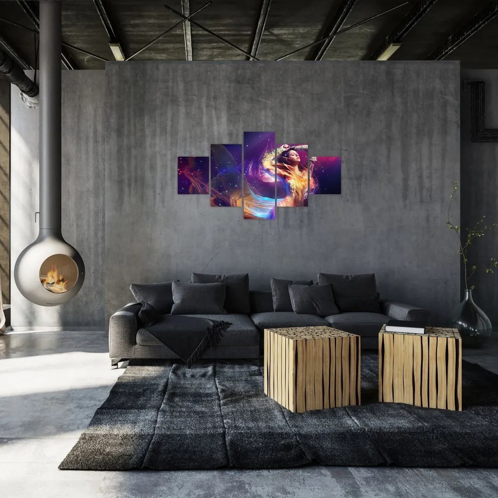 Obraz mistycznej kobiety (125x70 cm)
