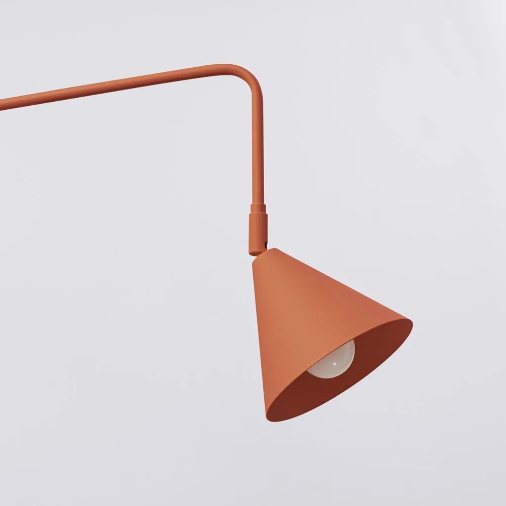 Kinkiet do kontaktu w kolorze terakoty Zylo – Nice Lamps