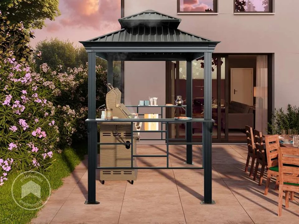 TOOLPORT 2,75x1,8m, Pawilon grillowy Hardtop - (300218)