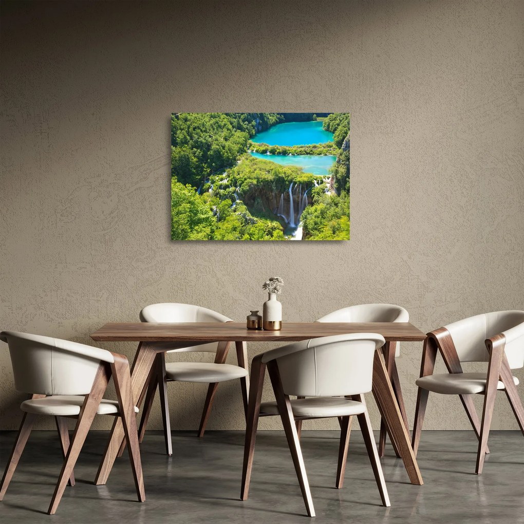 Obraz na szkle - Wodospady (70x50 cm)