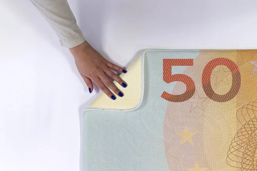 Dywanik łazienkowy antypoślizgowy Euro Pieniądze