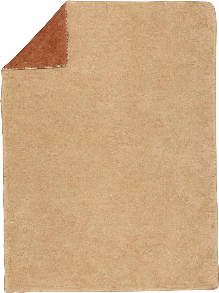 Koc Cosy Home 150x200cm Cognac&Beige