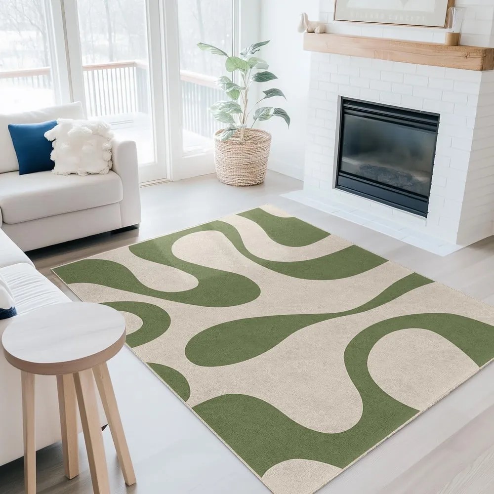 Zielony chodnik odpowiedni do prania 60x230 cm Matcha Latte – Mila Home