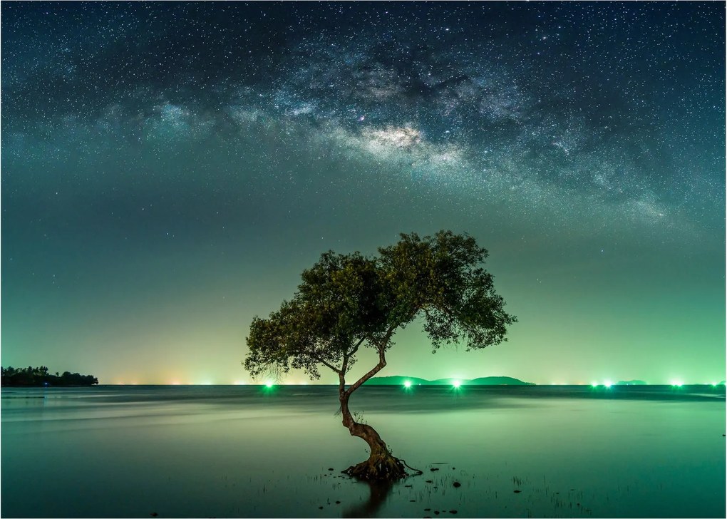 Obraz nocnego nieba (70x50 cm)