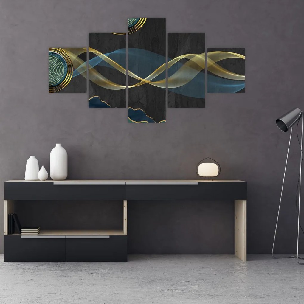Obraz - Abstrakcja (125x70 cm)