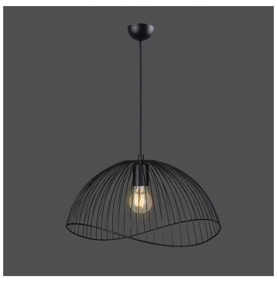 Czarna lampa wisząca ø 40 cm Way – Squid Lighting