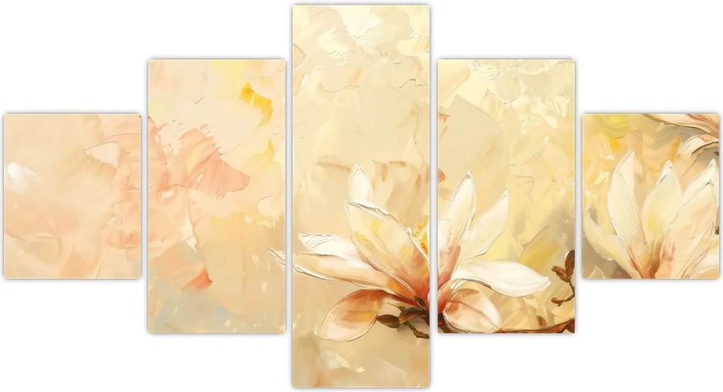 Obraz - Kwiaty (125x70 cm)