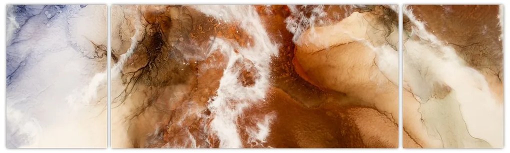 Obraz - Marmurowa abstrakcja (170x50 cm)