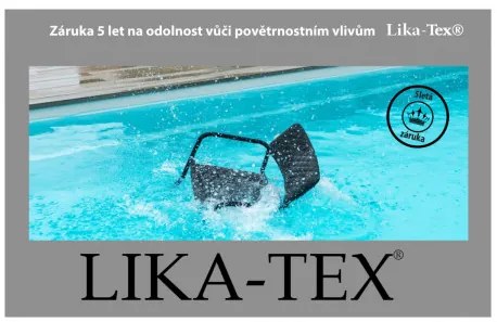 Melia LIKA-TEX® szary - luksusowy leżak ogrodowy