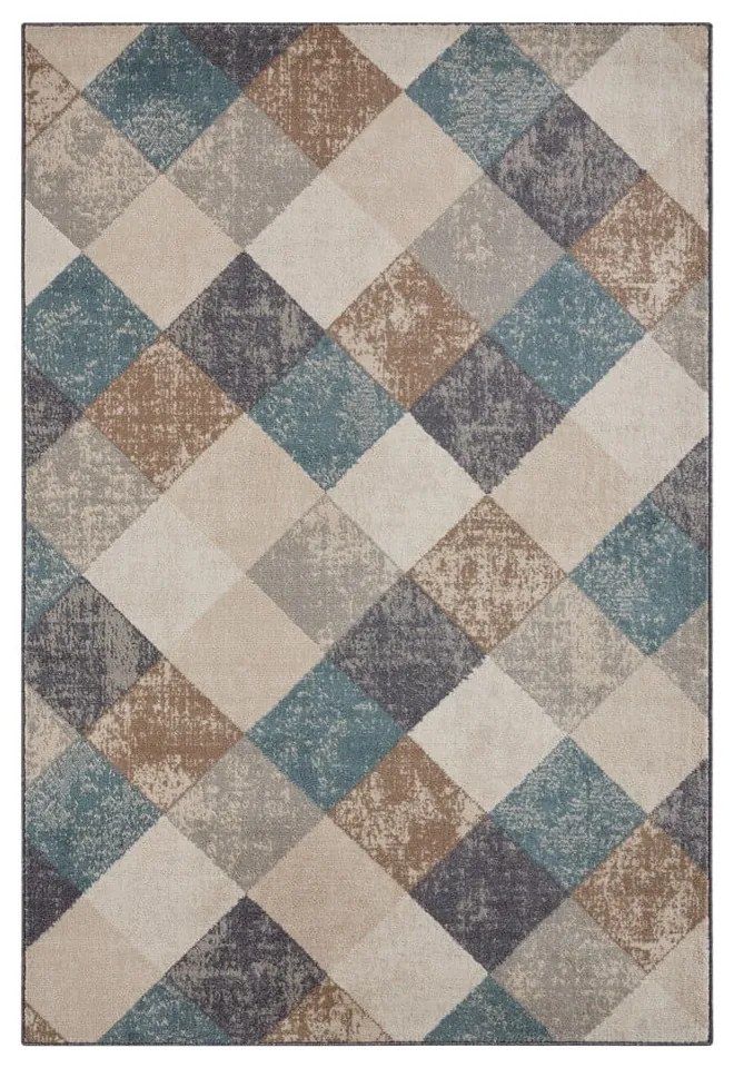 Niebieski/beżowy dywan 80x120 cm Terrain – Hanse Home
