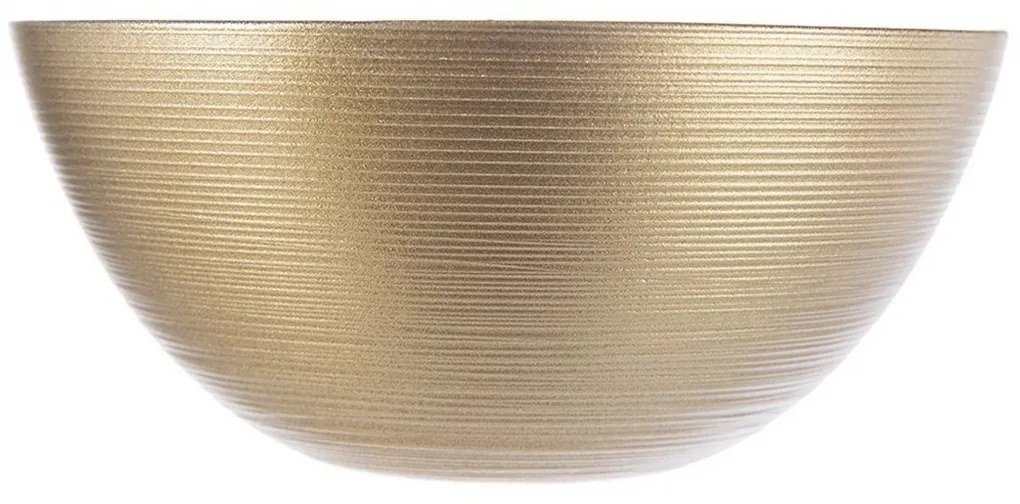 Orion Szklana miska Golden, średnica 21 cm, śred. 21 cm