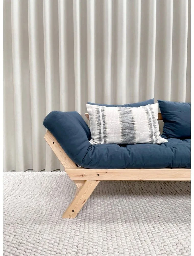 Sofa rozkładana z brązowym pokryciem Karup Design Bebop Natural/Mocca