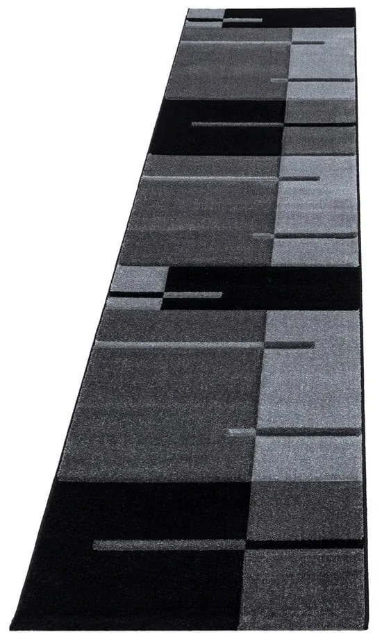 Ciemnoszary chodnik 80x300 cm Hawaii – Ayyildiz Carpets