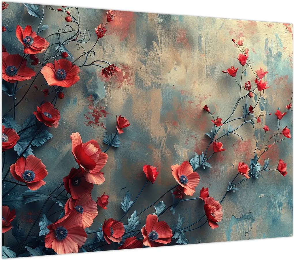 Obraz - Wilcze maki (70x50 cm)