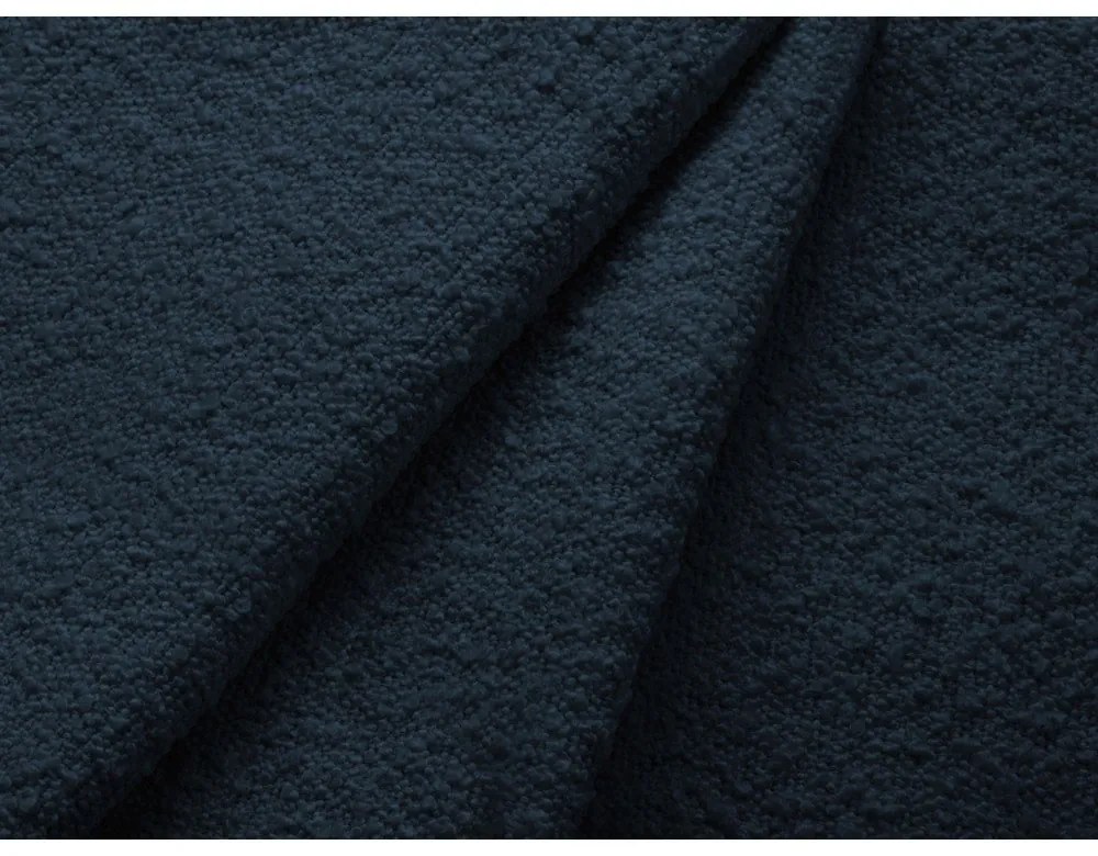 Ciemnoniebieska sofa z materiału bouclé 208 cm Poppy – Micadoni