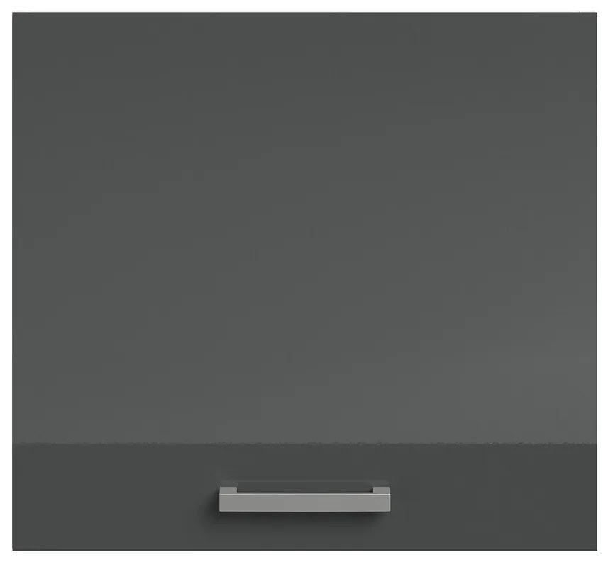 Szafki kuchenne - 1 szafka dolna + 1 szafka górna - 3 szuflady i 1 drzwi - Błyszczący szary i biały - TRATTORIA