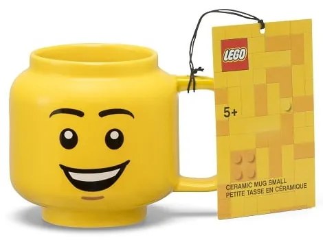 Żółty ceramiczny kubek dla dzieci 255 ml Head – LEGO®