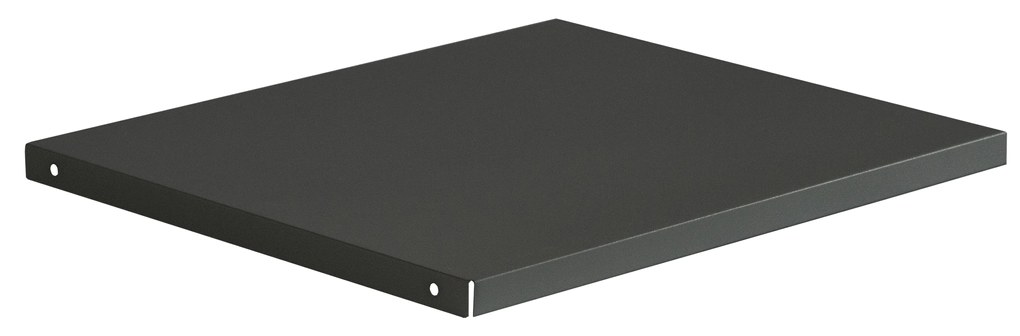 Zestaw półek metalowych do szafy socjalnej BARTEK, 265 x 10 x 405 mm, antracytowy