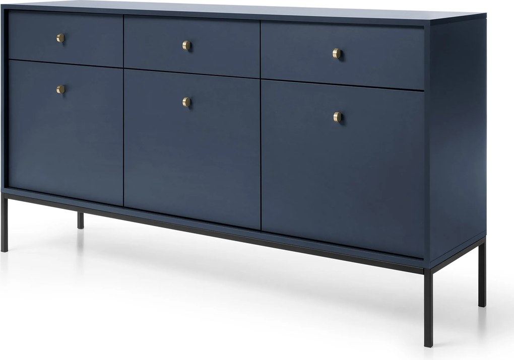 Komoda MONDO 154 cm do Salonu Sypialni Odcienie granatowego