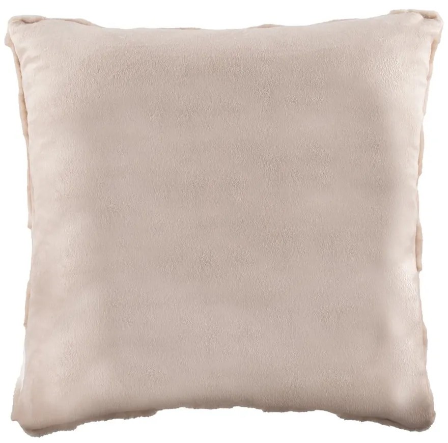 Poduszka dekoracyjna z mikropluszu 45x45 cm Rava – Tiseco Home Studio