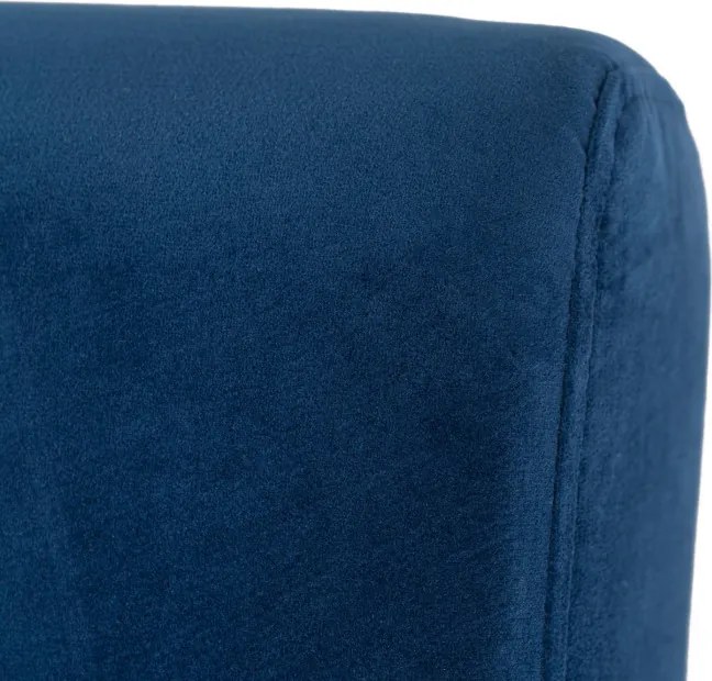 Fotel Rozkładany Leżanka Wypoczynkowy MARRY do Spania Granatowy