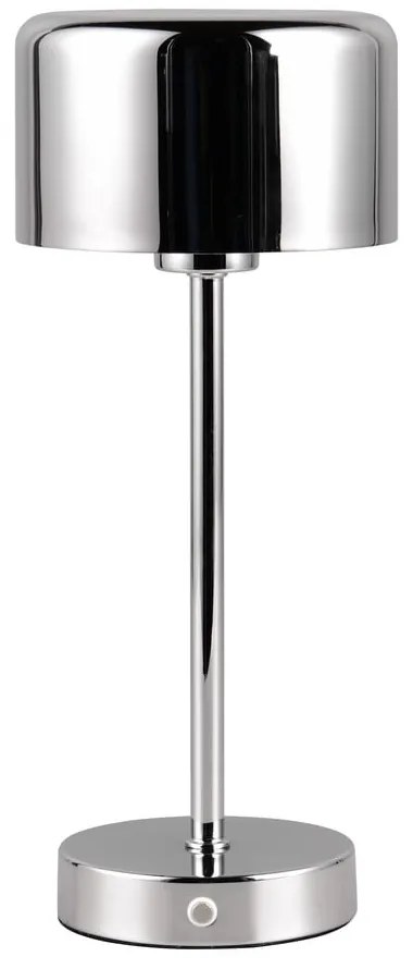 Lampa stołowa LED w kolorze srebra z połyskiem ze ściemniaczem (wys. 30 cm) Jeff – Trio