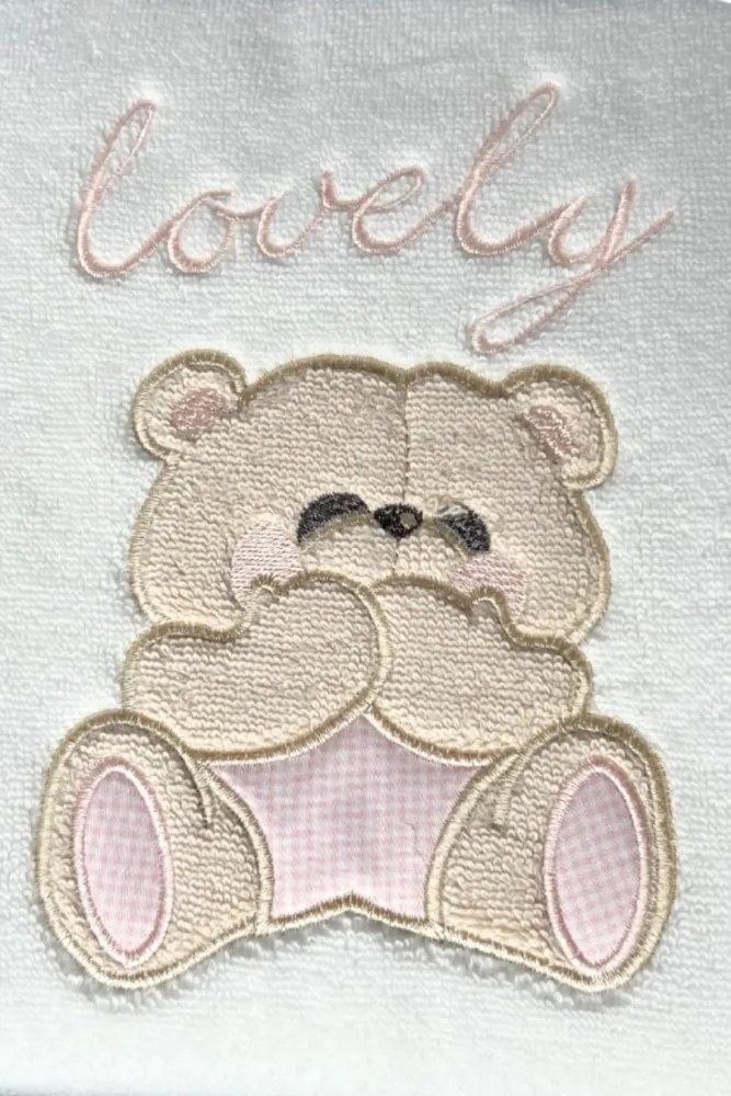 Podarunkowy zestaw ręczników dla dzieci LOVELY, 2 szt Różowy