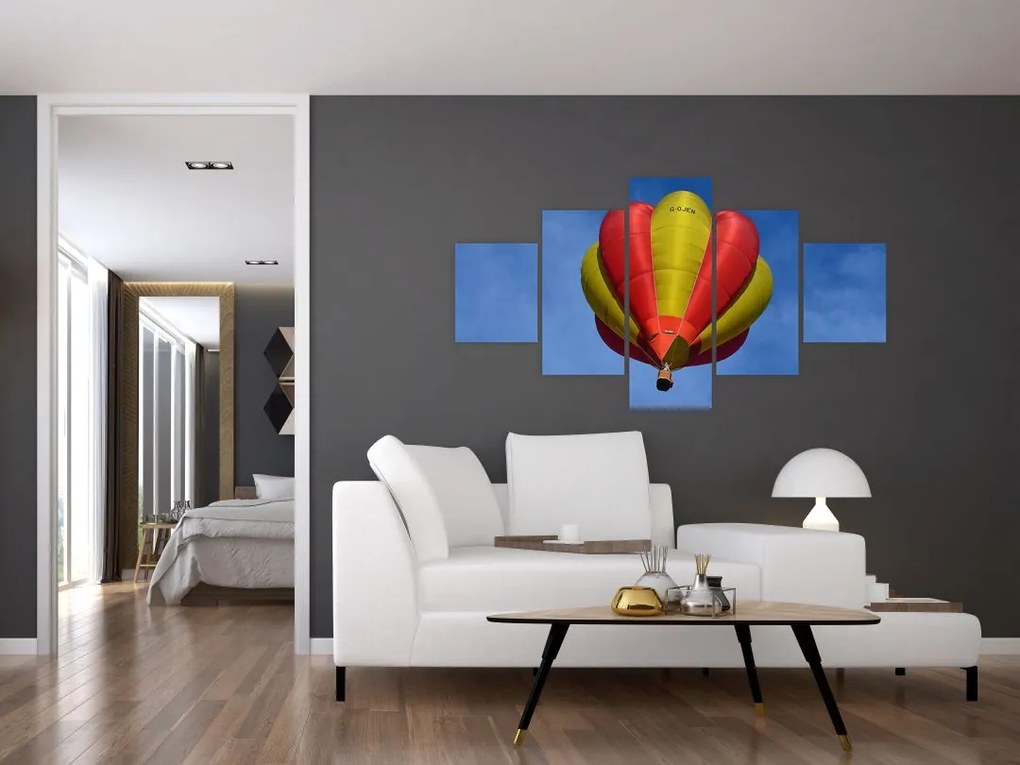 Obraz latającego balonu (125x70 cm)