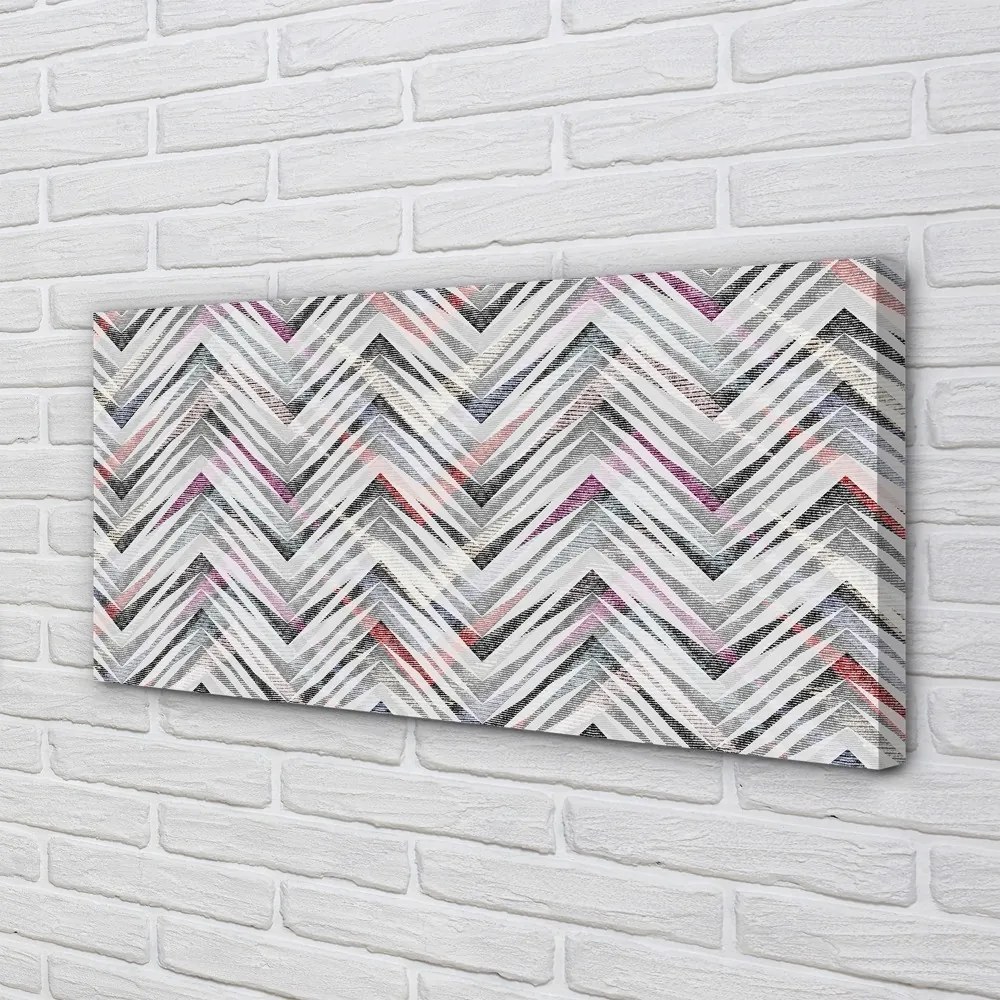 Zdjęcie na płótnie Kolorowy Wzór Jodełki