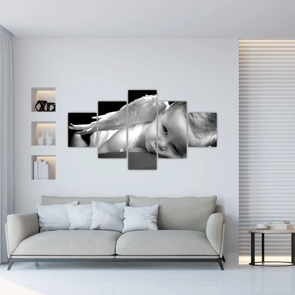 Obraz anioła dziecka (125x70 cm)