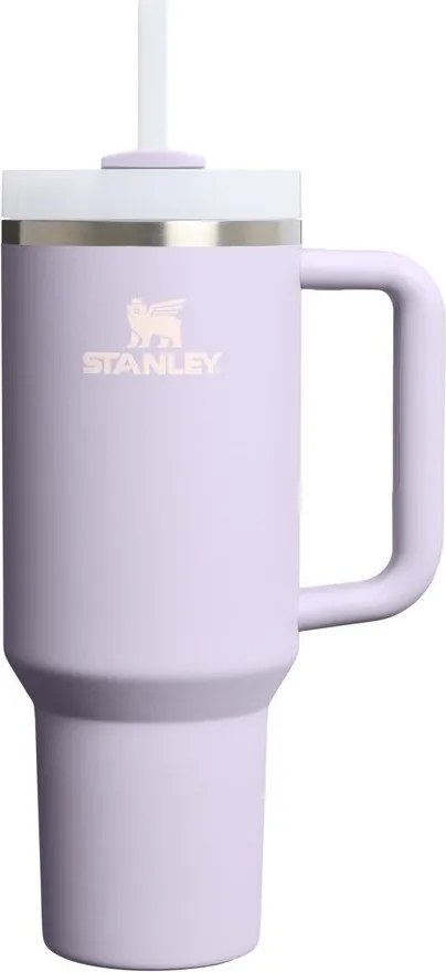Lawendowy termos ze stali nierdzewnej ze słomką 1,18 l Quencher H2.O FlowState™ Tumbler Purple Dust – Stanley