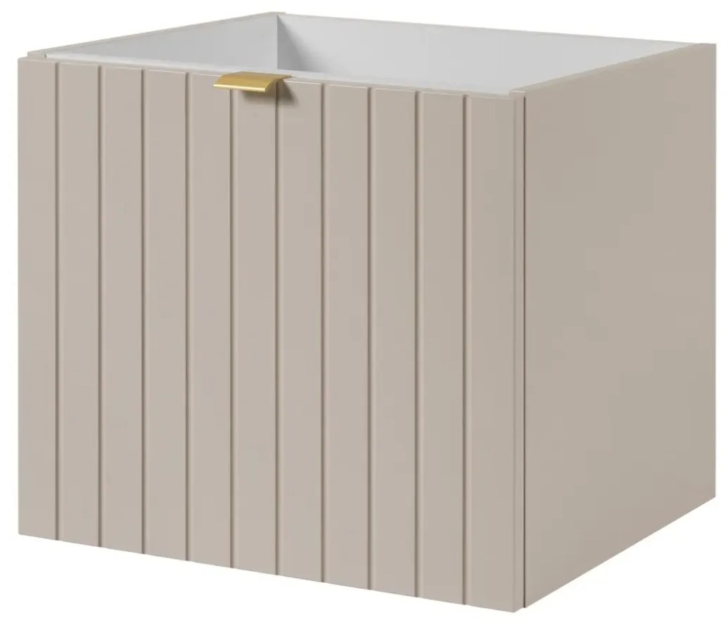 Szafka pod umywalkę HARMO 50 cm kaszmir półmat KROFAM