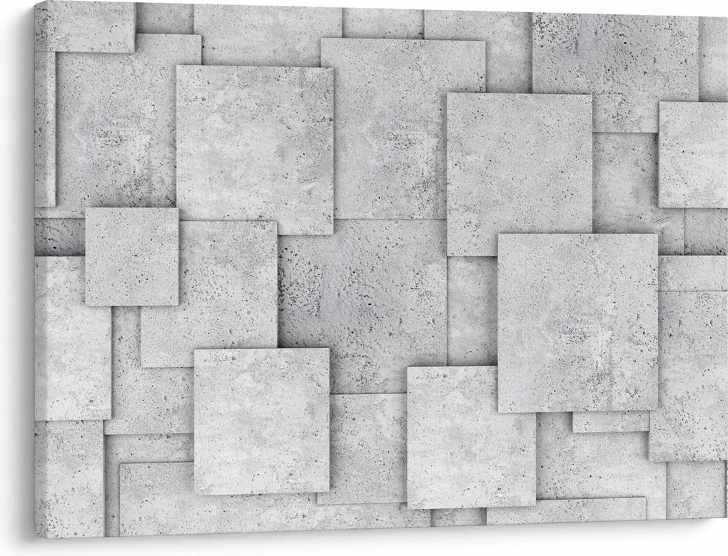 Obraz - Abstrakcja płytek betonowych (70x50 cm)
