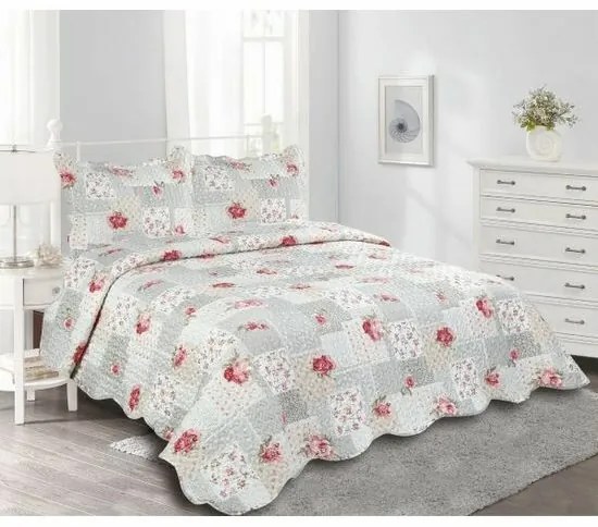 Narzuta na łóżko Patchwork Idea, 230 x 250 cm, 2 szt. 50 x 70 cm, 230 x 250 cm