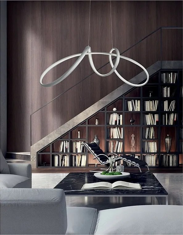 Lampa wisząca LED Ondaluce Lumen 60W 6000lm 110cm ściemnialna 3000K