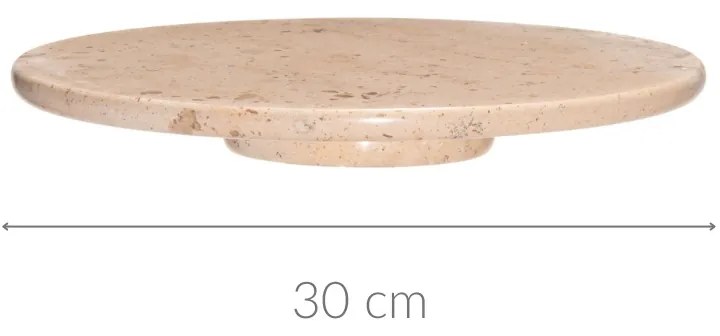 Obrotowa taca marmurowa, Ø 30 cm