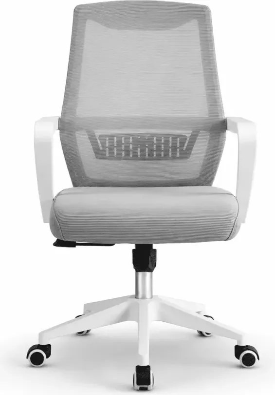 Fotel biurowy Cinema – ergonomiczny fotel obrotowy z mechanizmem TILT, szary