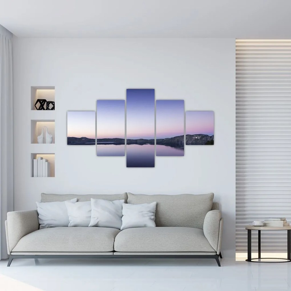 Obraz jeziora (125x70 cm)