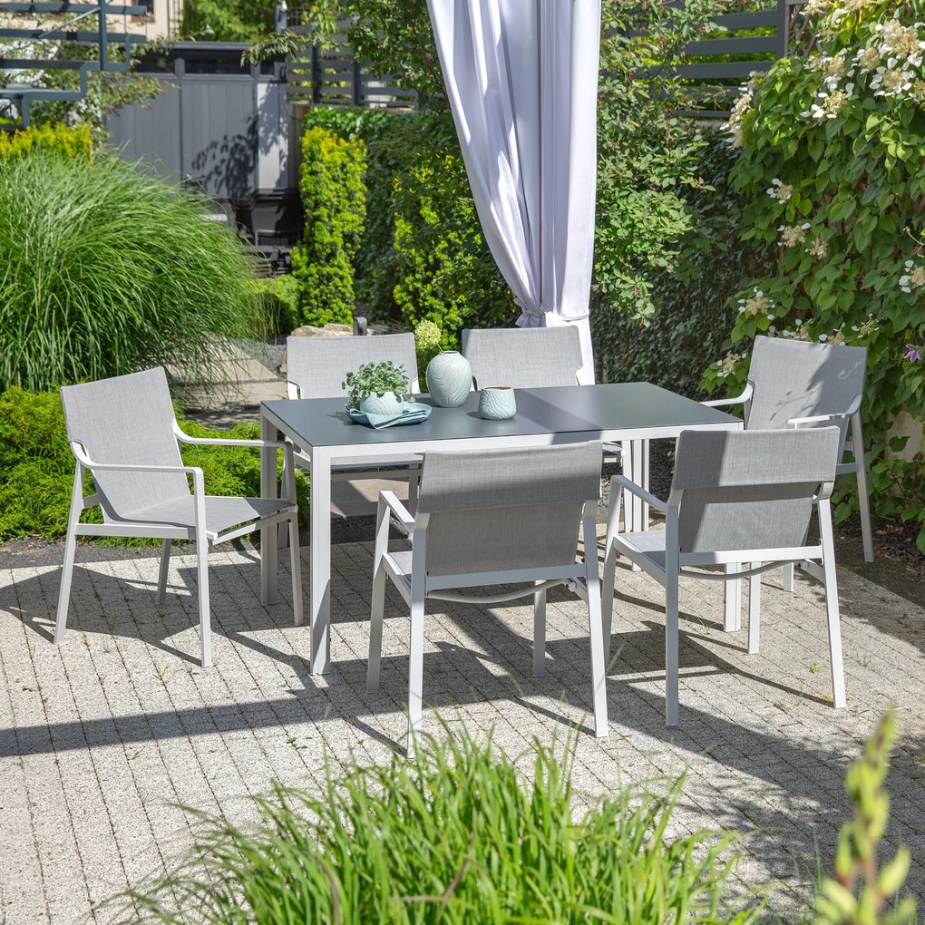 Zestaw mebli ogrodowych Lea biały PATIO