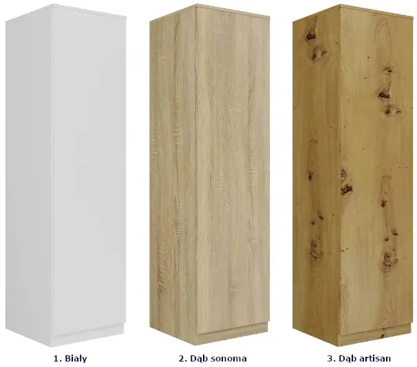 Minimalistyczna Szafa W Kolorze Dąb Artisan C8-F98