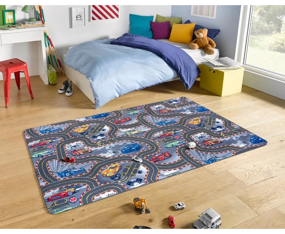 Chodnik dziecięcy Hanse Home Play Race Track, 90x200 cm