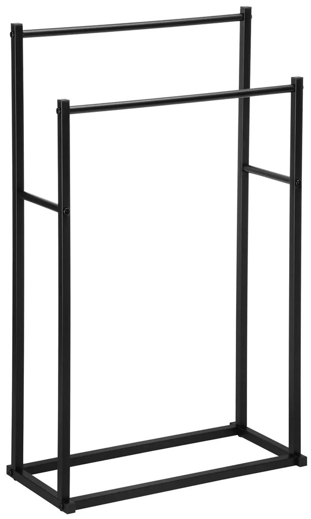 Czarny stojak na ręczniki B5-C57