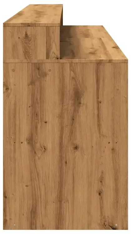Podświetlane biurko 200 cm dąb artisan - Fixi