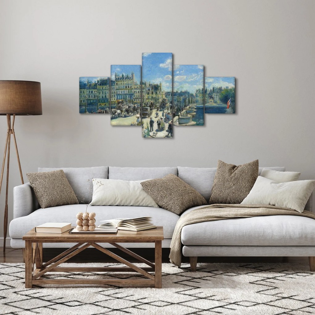 Obraz - Auguste Renoir, Pont Neuf, Paris, reprodukcje (125x70 cm)