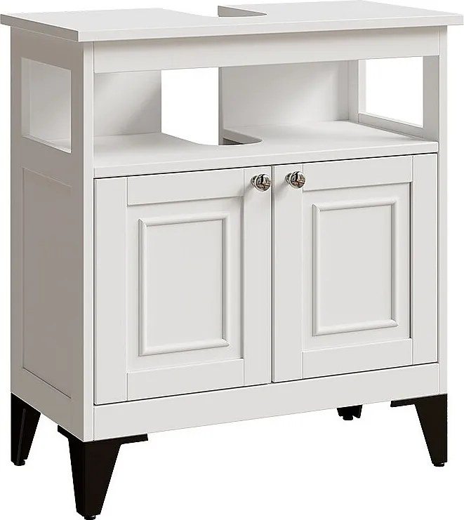 Szafka pod umywalkę biały 60x30x65 vanity