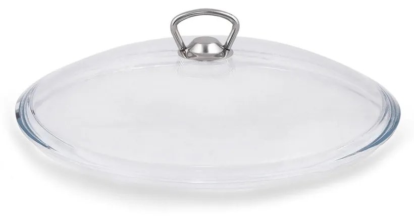 Różowy niski aluminiowy garnek z pokrywką Güral Porselen Classic, ø 30 cm